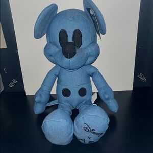 Disney Blue and Black Stuffed Mickey Mouse Toy